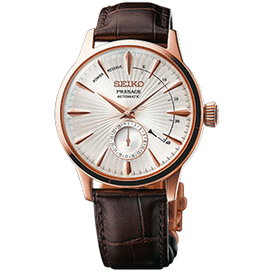 Seiko Cocktail Time Power Reserve Stainless Steel / PVD Rose / Sidecar